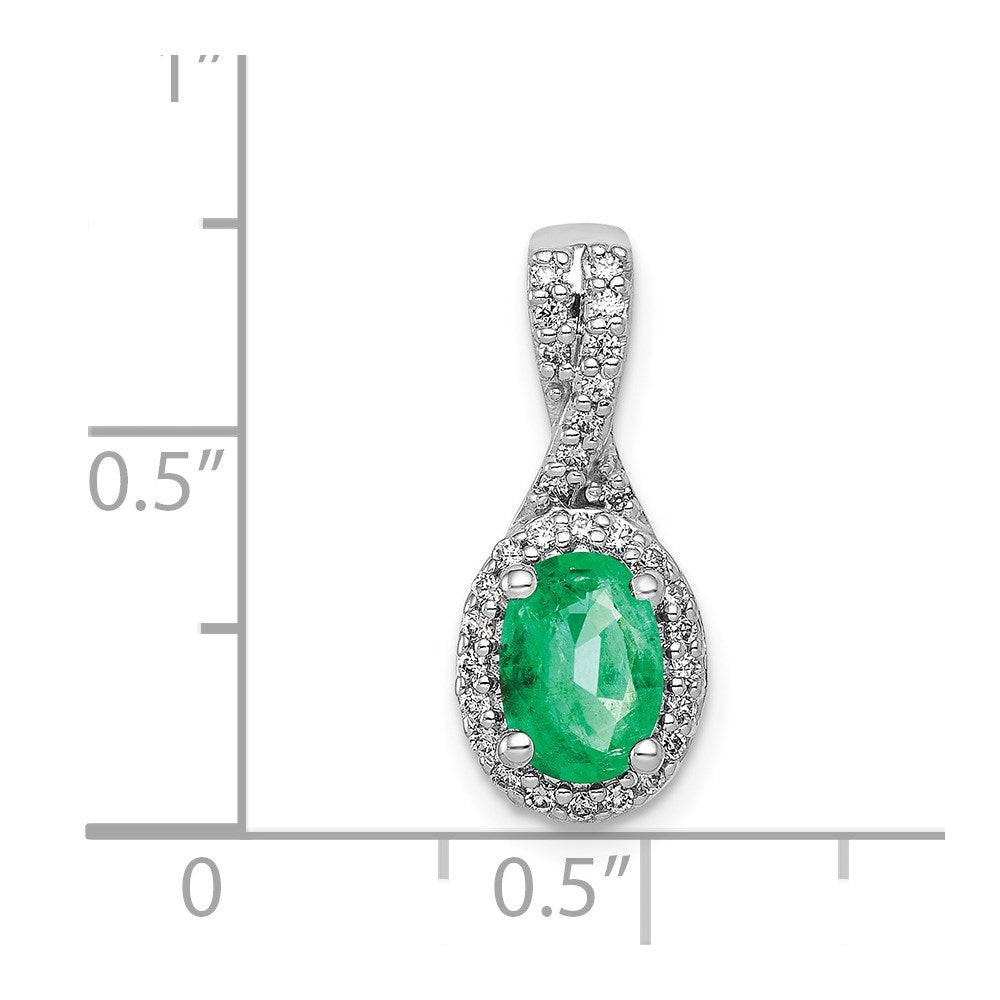Oval Gemstone and Diamond Halo Pendants