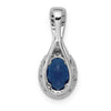 Oval Gemstone and Diamond Halo Pendants