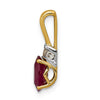 Oval Gemstone & Diamond Pendants