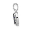 Gemstone & Diamond Square Halo Pendants