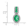 Oval Gemstone and Diamond Halo Pendants