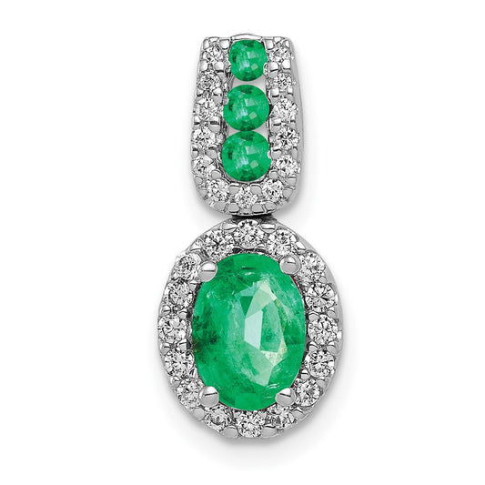 Diamond and Gemstone Halo Pendants
