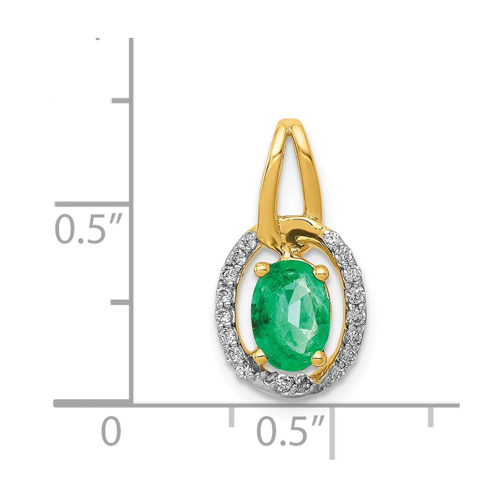 Oval Gemstone and Diamond Halo Pendants
