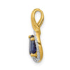 Oval Gemstone and Diamond Halo Pendants