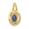 Oval Gemstone and Diamond Halo Pendants