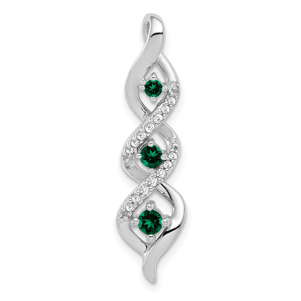 Gemstone & Diamond Twisted Chain Slides