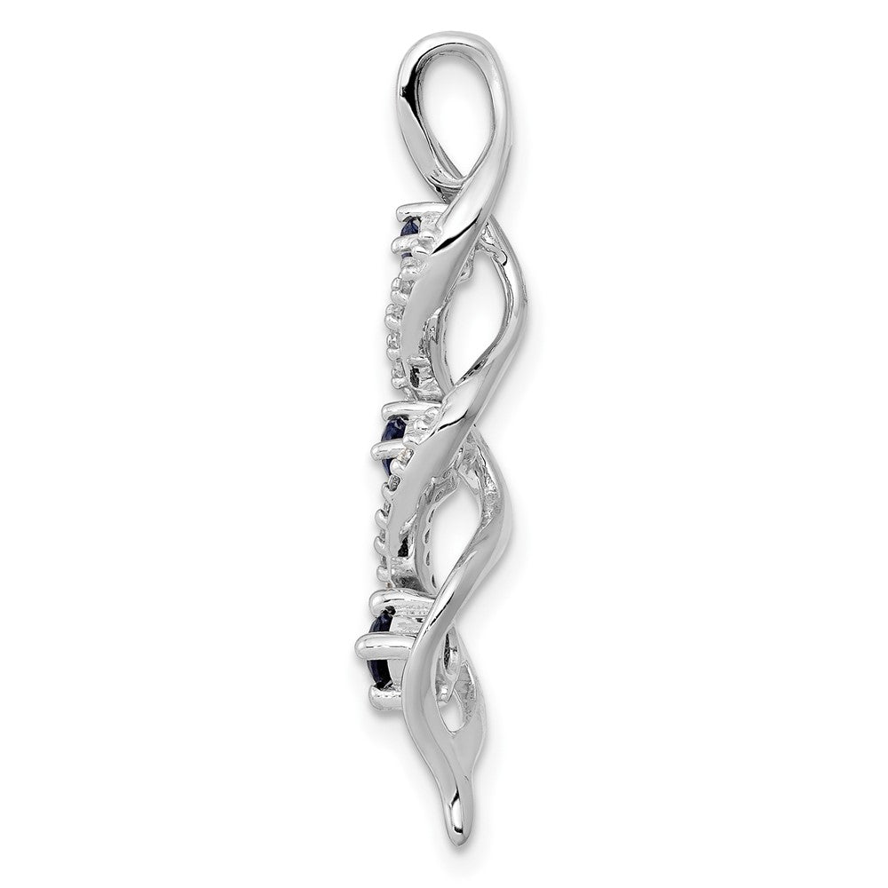 Gemstone & Diamond Twisted Chain Slides