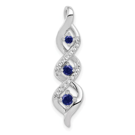 Gemstone & Diamond Twisted Chain Slides