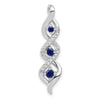 Gemstone & Diamond Twisted Chain Slides