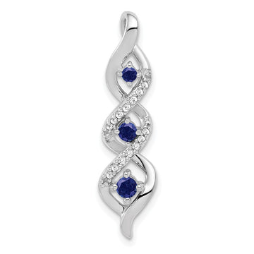 Gemstone & Diamond Twisted Chain Slides