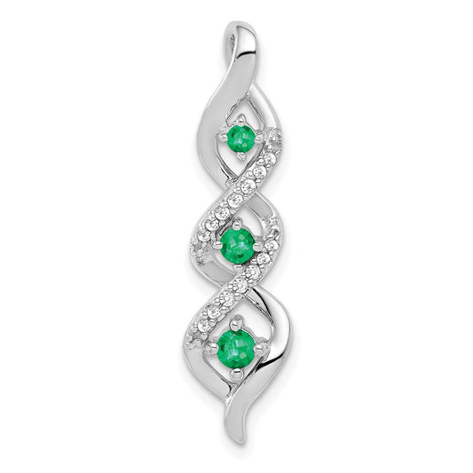 Gemstone & Diamond Twisted Chain Slides