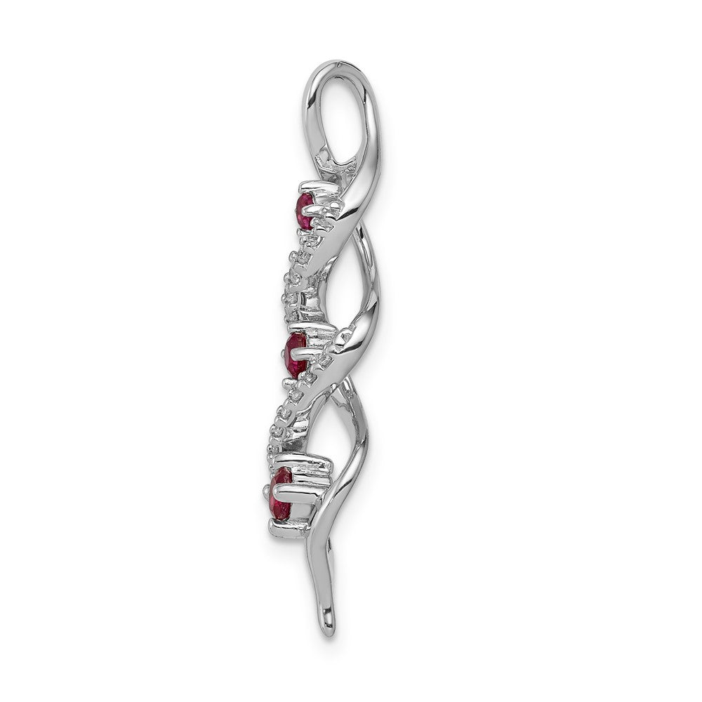 Gemstone & Diamond Twisted Chain Slides
