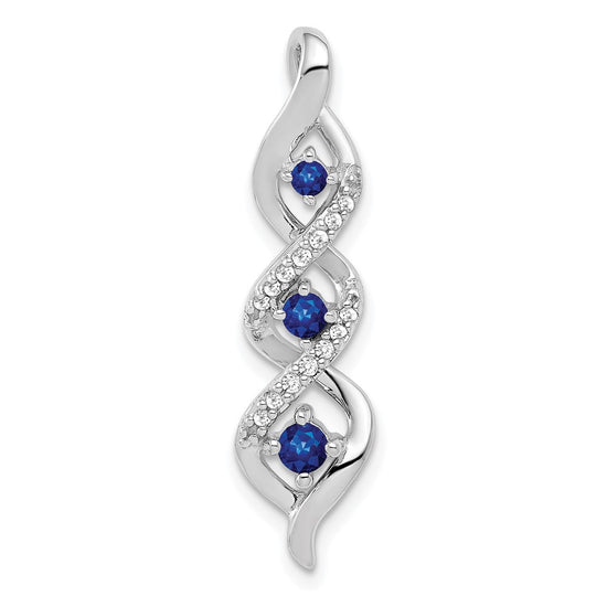 Gemstone & Diamond Twisted Chain Slides