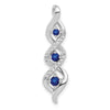 Gemstone & Diamond Twisted Chain Slides
