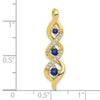Gemstone & Diamond Twisted Chain Slides