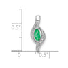 Marquise Gemstone and Diamond Pendants