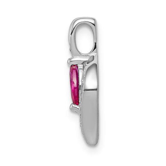 Marquise Gemstone and Diamond Pendants