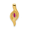 Marquise Gemstone and Diamond Pendants