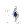 Marquise Gemstone and Diamond Pendants