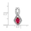 Oval Gemstone & Diamond Pendants