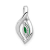 Marquise Gemstone and Diamond Pendants