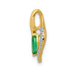 Marquise Gemstone and Diamond Pendants