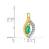 Marquise Gemstone and Diamond Pendants