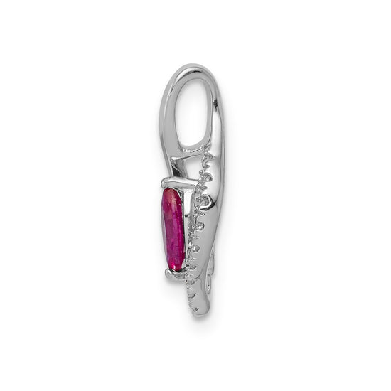Marquise Gemstone and Diamond Pendants