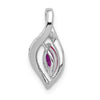 Marquise Gemstone and Diamond Pendants