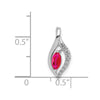 Marquise Gemstone and Diamond Pendants