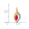Marquise Gemstone and Diamond Pendants