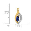 Marquise Gemstone and Diamond Pendants