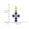 Gemstone and Diamond Cross Pendants