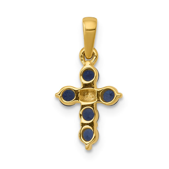 Gemstone and Diamond Cross Pendants