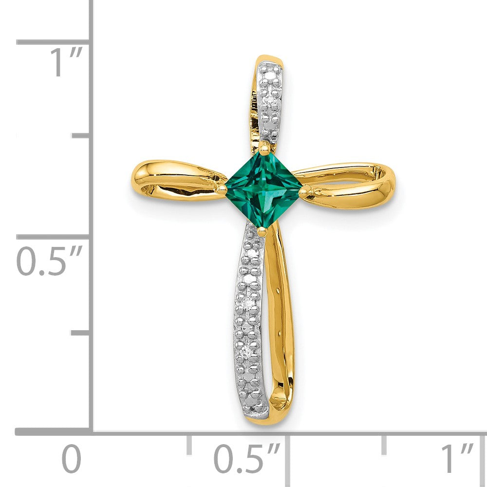 Gemstone and Diamond Cross Slides