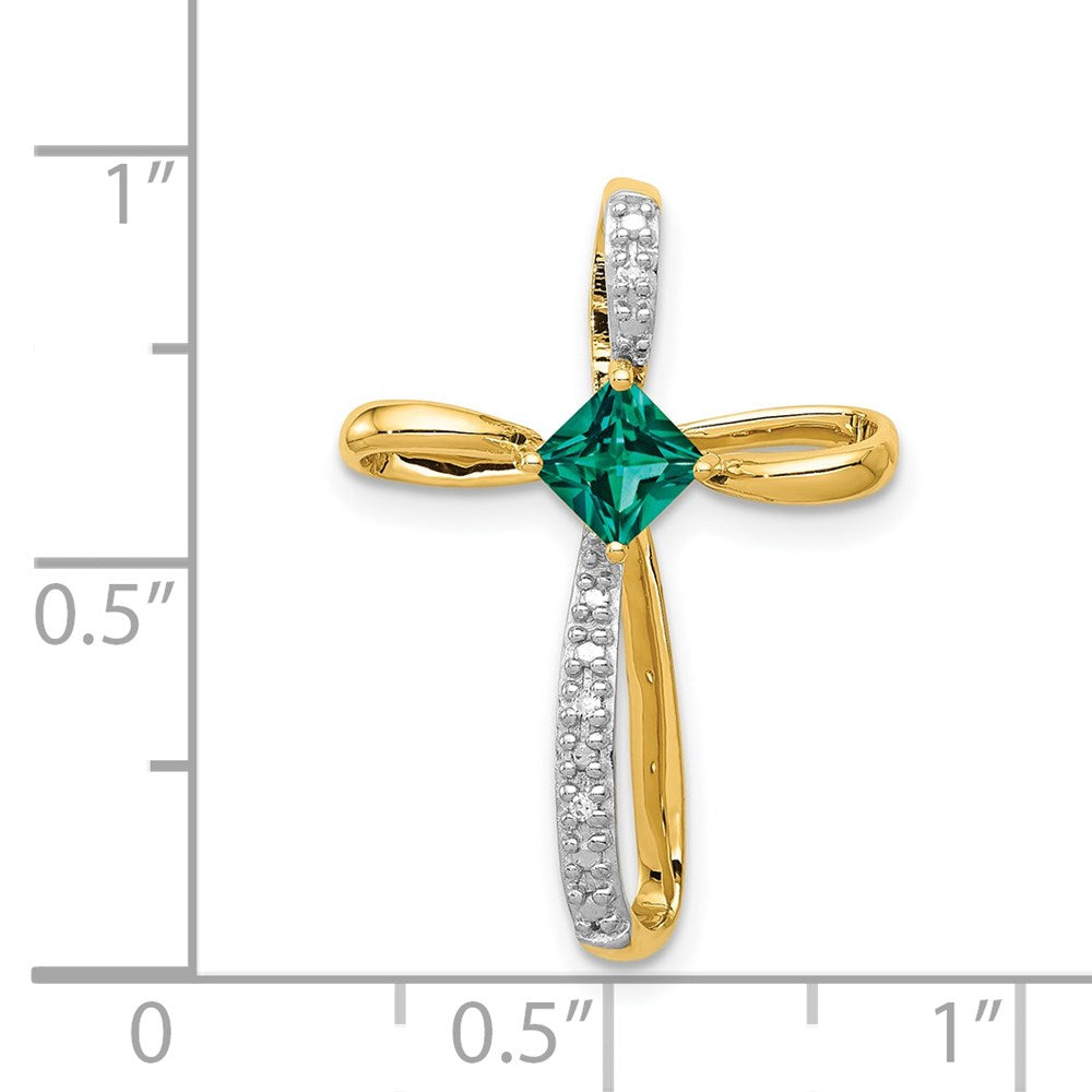 Gemstone and Diamond Cross Slides