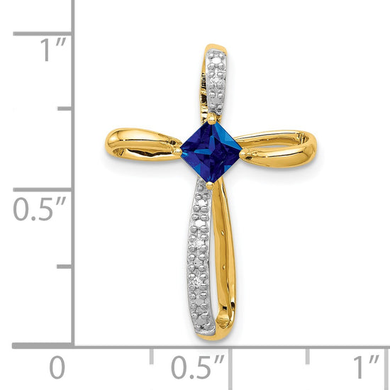 Gemstone and Diamond Cross Slides