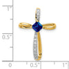 Gemstone and Diamond Cross Slides