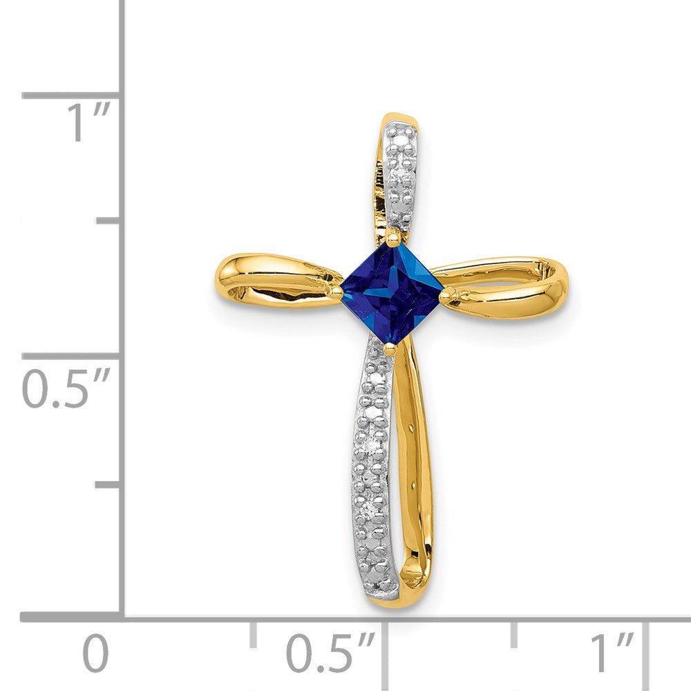 Gemstone and Diamond Cross Slides
