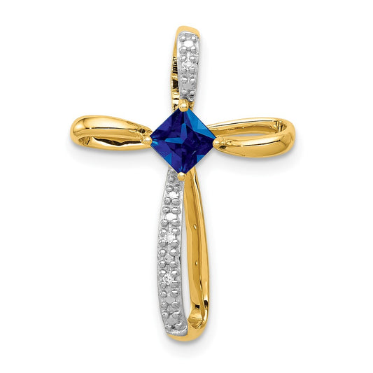 Gemstone and Diamond Cross Slides