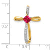Gemstone and Diamond Cross Slides