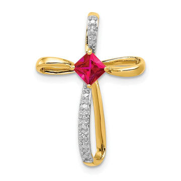 Gemstone and Diamond Cross Slides