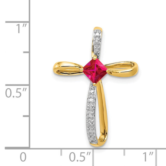 Gemstone and Diamond Cross Slides