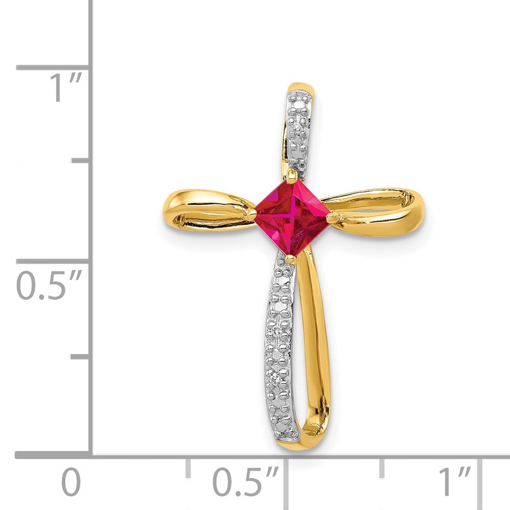 Gemstone and Diamond Cross Slides