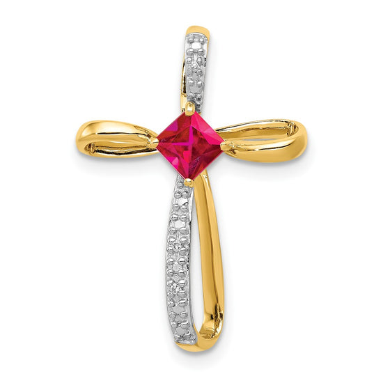 Gemstone and Diamond Cross Slides