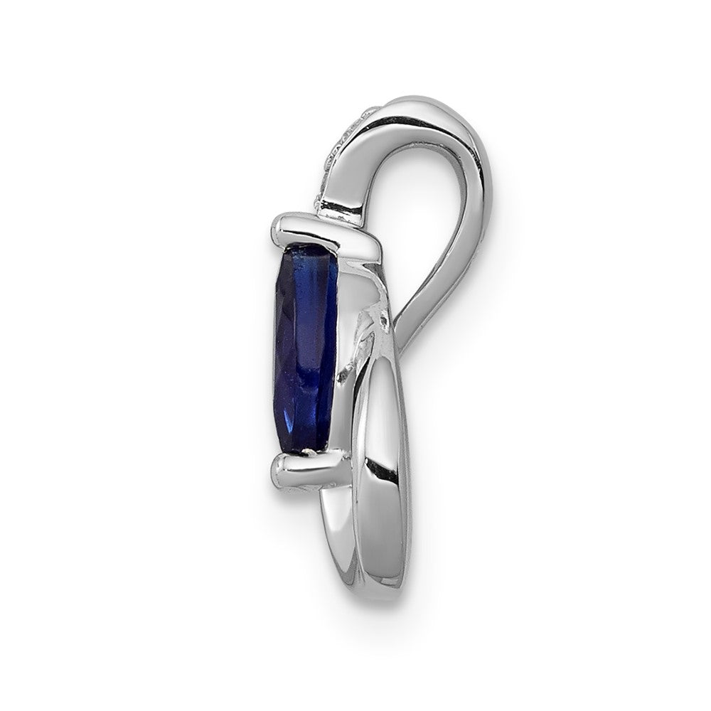 Marquise Gemstone and Diamond Teardrop Slides