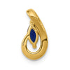 Marquise Gemstone and Diamond Teardrop Slides