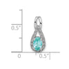 Oval Gemstone and Diamonds Teardrop Halo Pendants