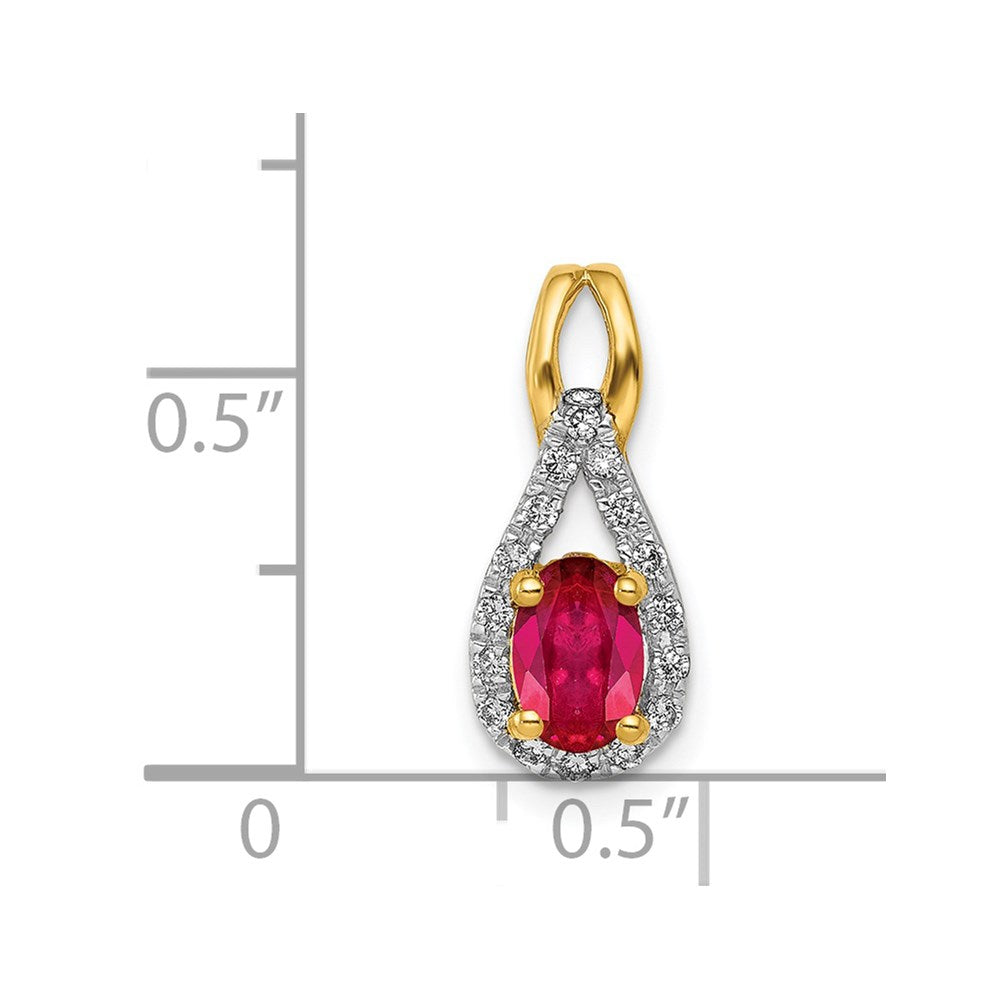 Oval Gemstone and Diamonds Teardrop Halo Pendants