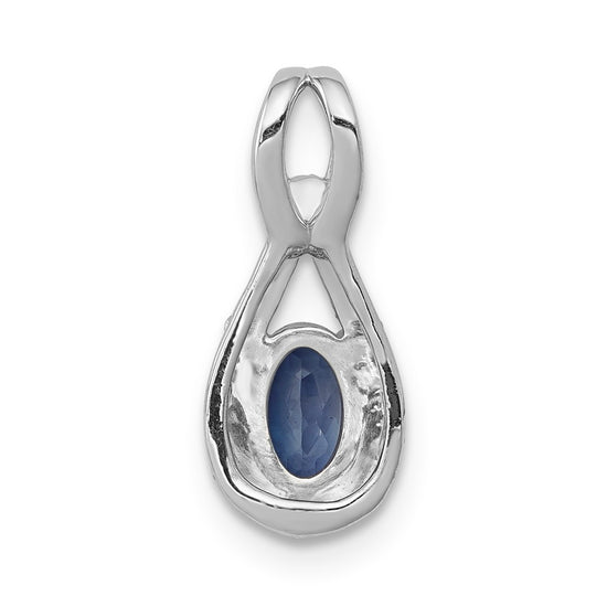 Oval Gemstone and Diamonds Teardrop Halo Pendants